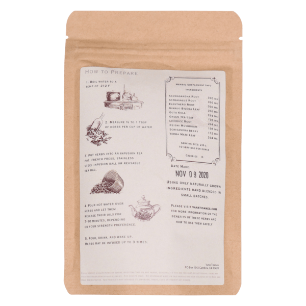 Vana Tisanes Energy Tea - Image 2
