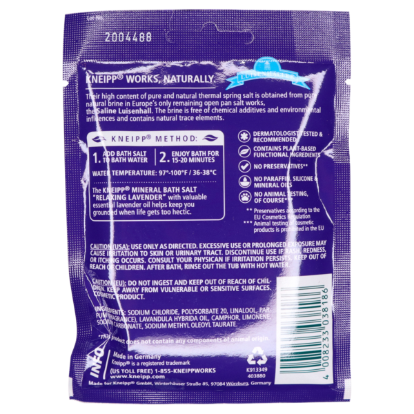 Relaxing Lavender Mineral Bath Salt - Image 2