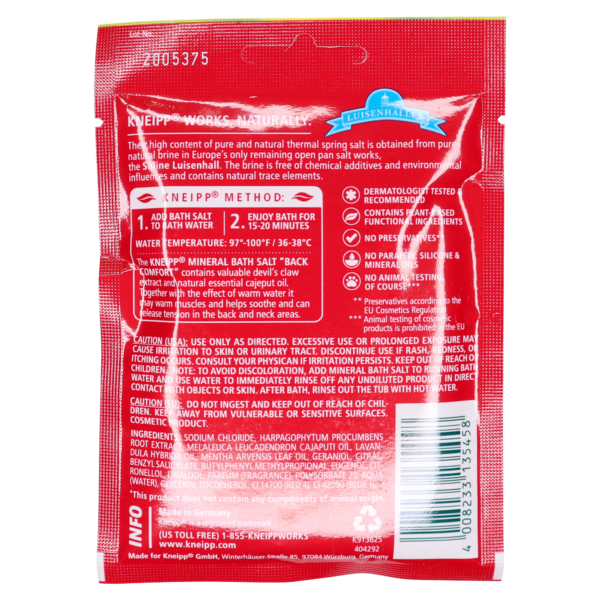 Back Comfort Devi's Claw Mineral Bath Salt - Image 2